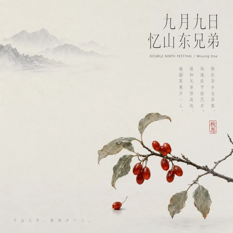 九月九日忆山东兄弟封面